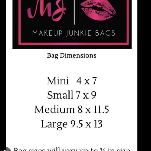 Small Makeup Junkie BNWOT - Picture 4 of 4